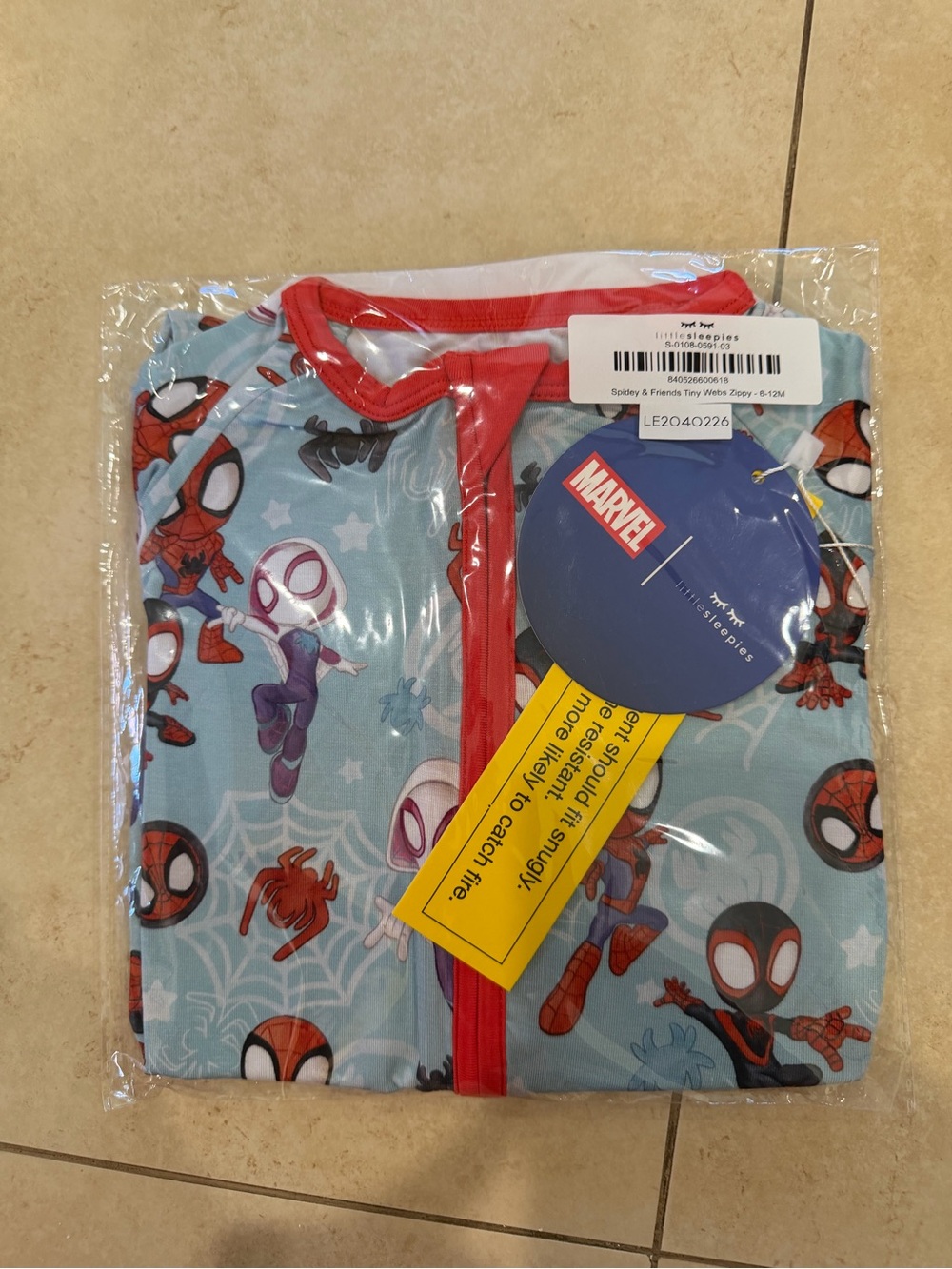 Little Sleepies Spidey and Friends Zippy